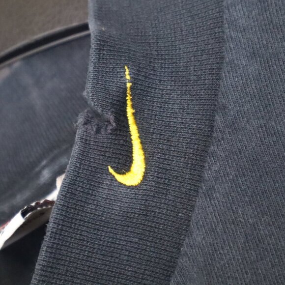 STEELERS MOCK NECK L Nike *FLAWED* Grey Gold NFL Winter Football Pittsburgh - Picture 4 of 11